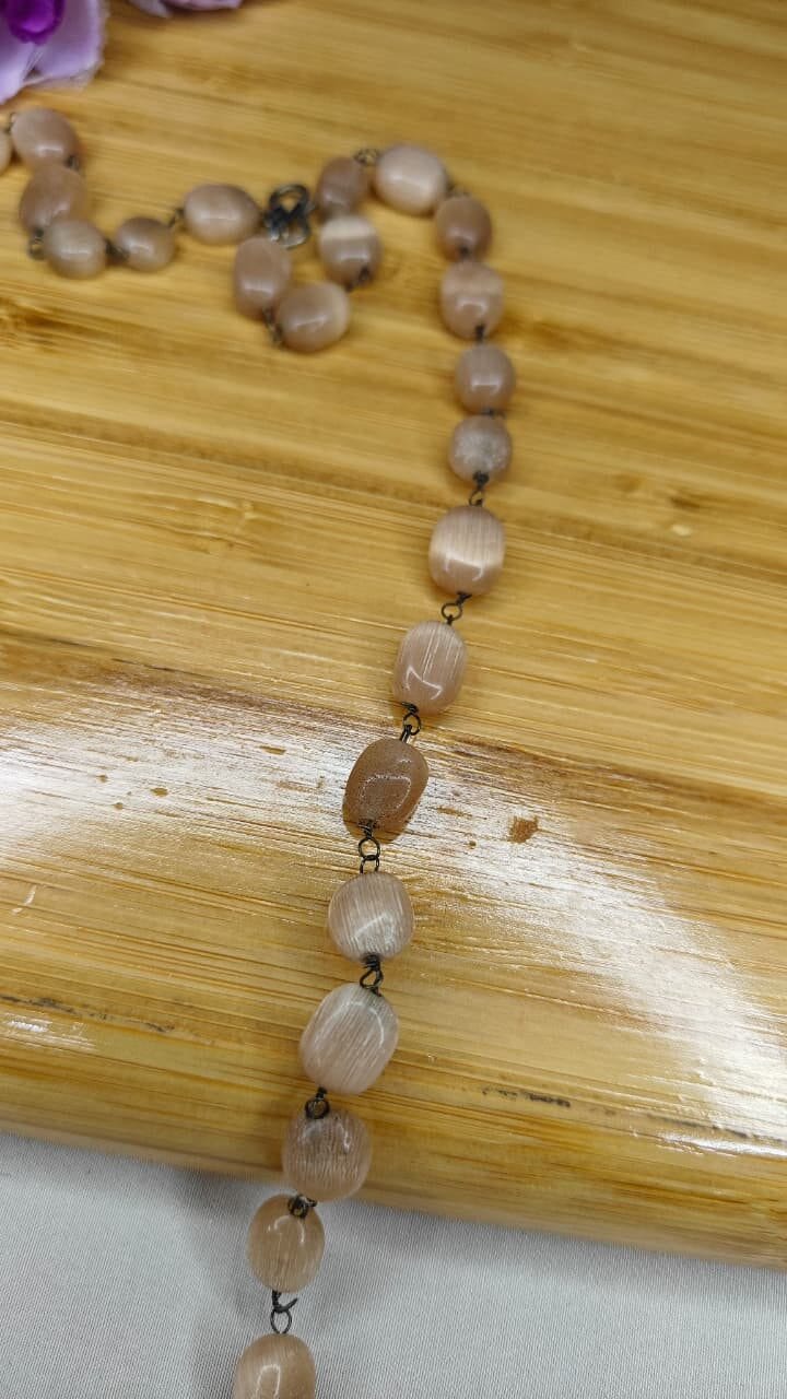 Rangrez Tribal Necklace - Beige - Image 5