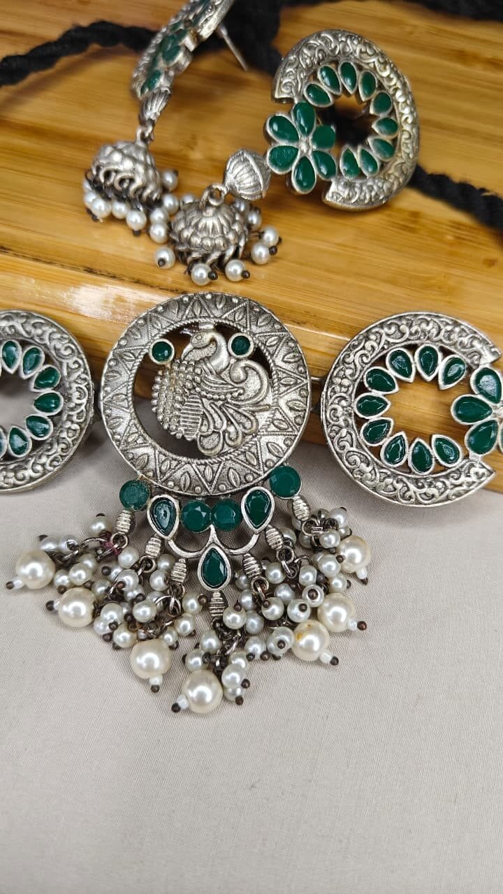 Peacock Adira Choker - Image 2