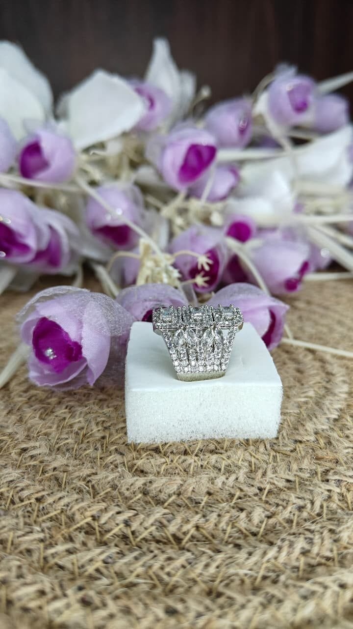 Trinity Glow Ring – White - Image 4