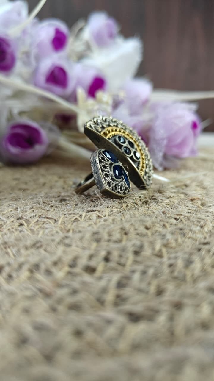 Meera Blue Ring - Image 2