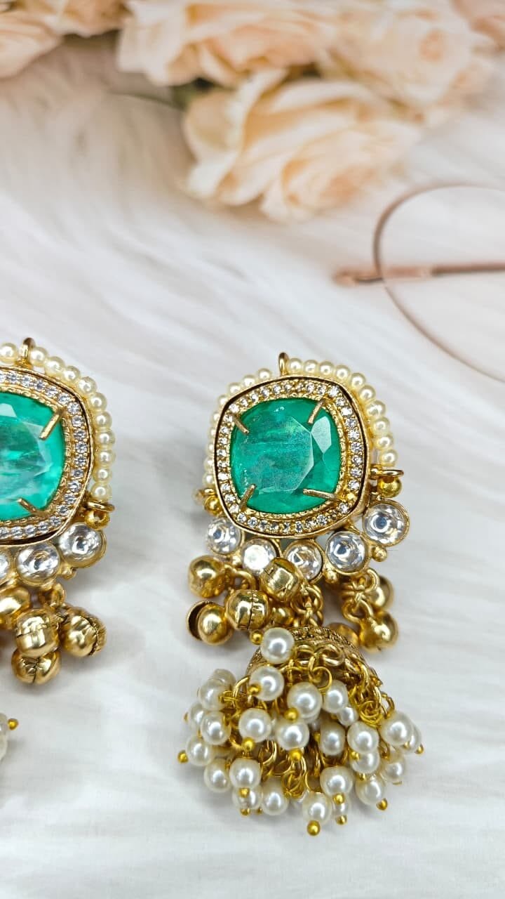 Araaya Doublet Royale Jhumkas - Image 5