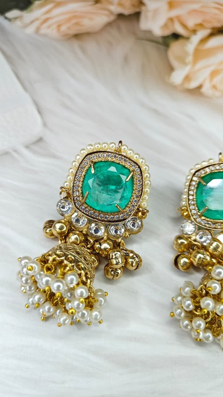 Araaya Doublet Royale Jhumkas - Image 4