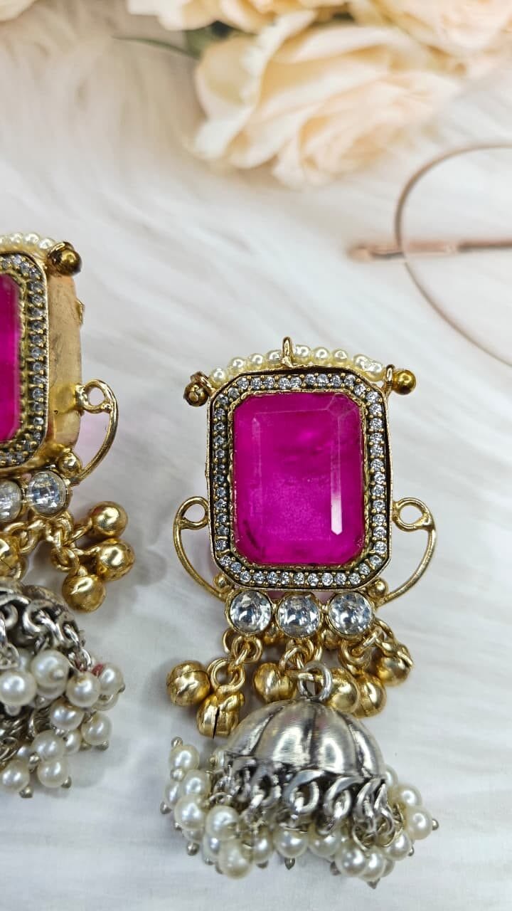 Ravya Doublet Jhumka - Image 6