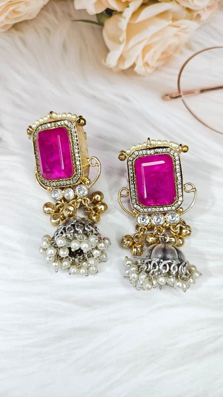 Ravya Doublet Jhumka - Image 7