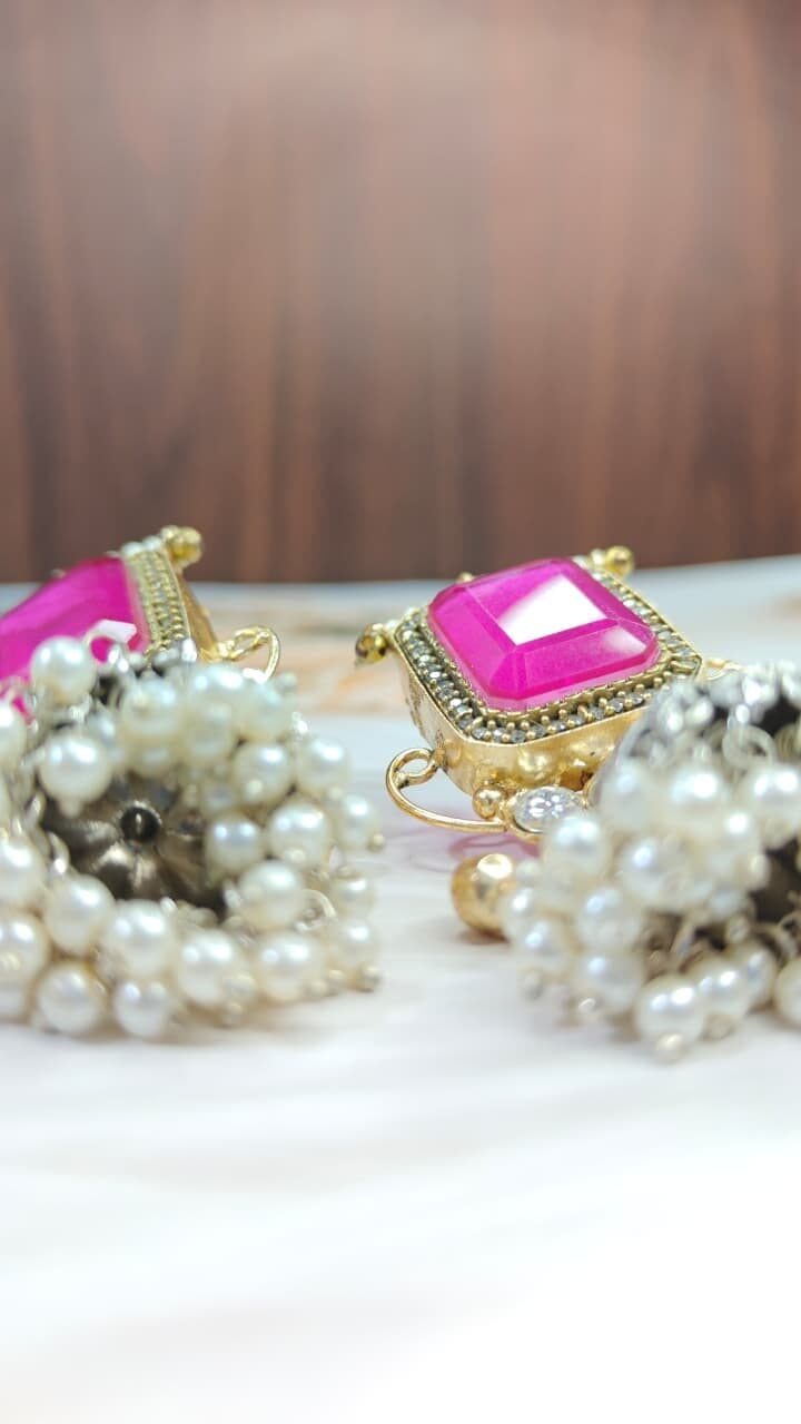 Ravya Doublet Jhumka - Image 4