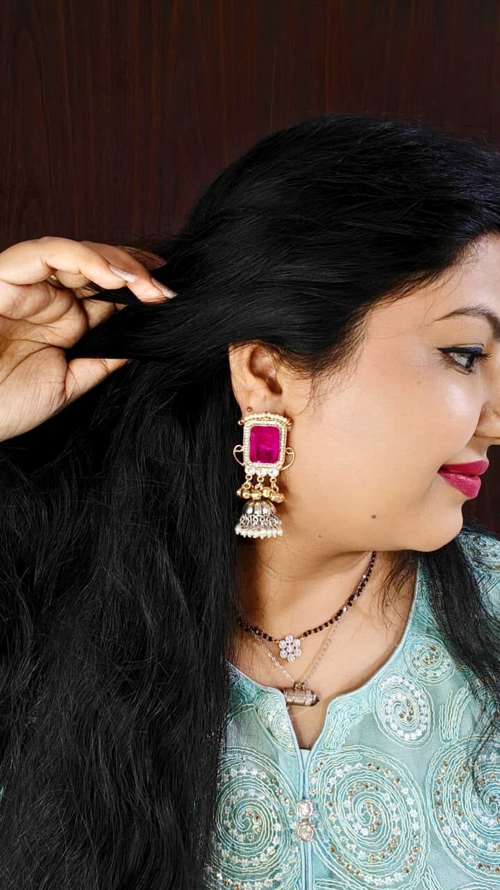 Ravya Doublet Jhumka - Image 2