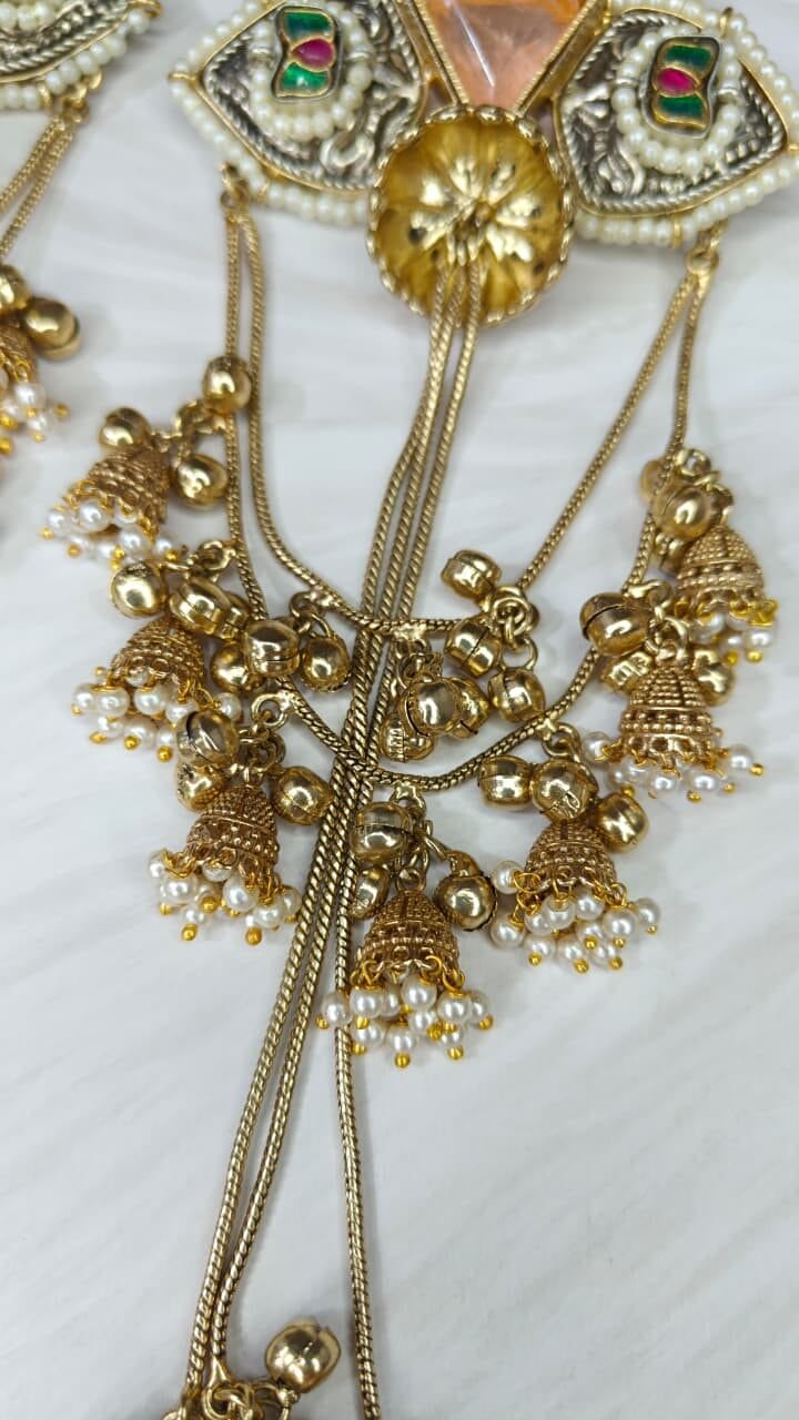 Aarvika Tri-Meena Jhumka - Image 4