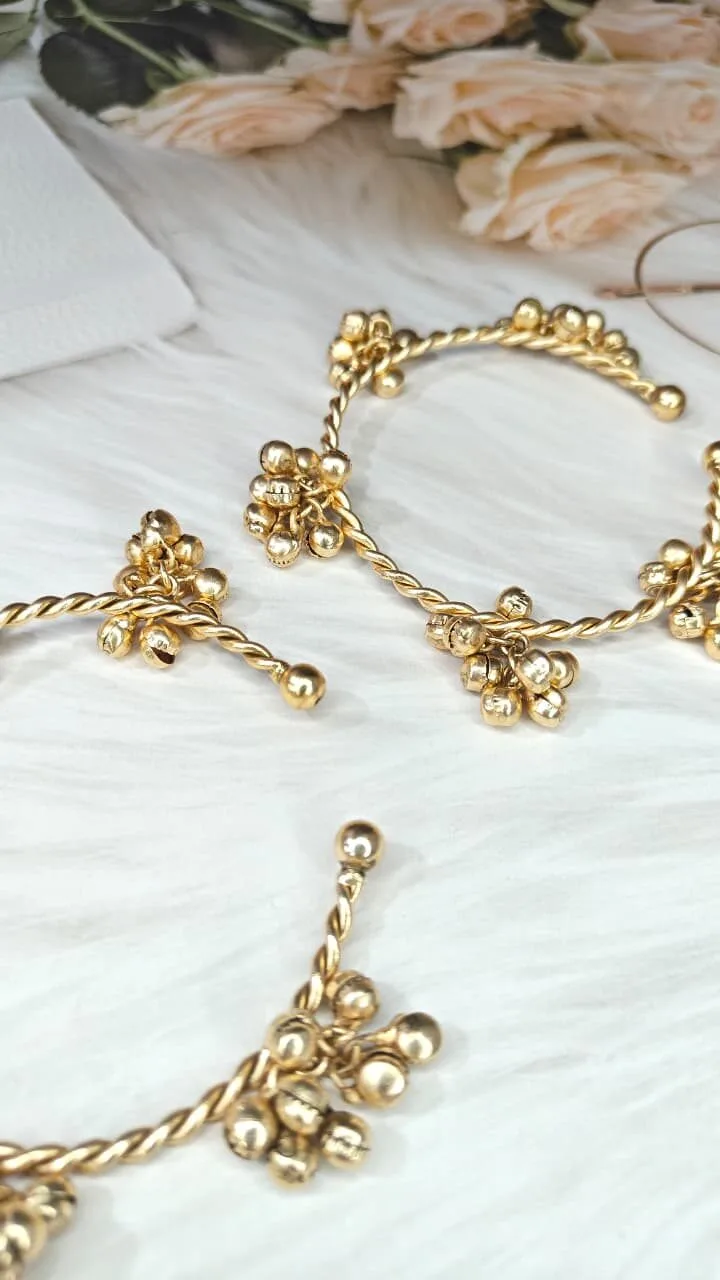 Ghungroo Bangles (GOLDEN) - Set of 2 - Image 2